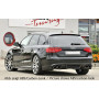 Ajout de pare-chocs arrière "Carbon look" "Rieger Tuning" pour AUDI A4 (B8/B81)