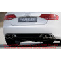 Diffuseur de pare-chocs arrière "Carbon look" "Rieger Tuning" pour AUDI A4 (B8/B81)