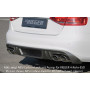 Diffuseur de pare-chocs arrière "noir" "Rieger Tuning" pour AUDI A4 (B8/B81)