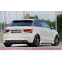 Diffuseur de pare-chocs arrière "noir" "Rieger Tuning" pour AUDI A1 (8X)