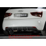 Diffuseur de pare-chocs arrière "Carbon-look" "Rieger Tuning" pour AUDI A1 (8X)