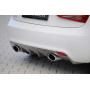 Diffuseur de pare-chocs arrière "Carbon-look" "Rieger Tuning" pour AUDI A1 (8X)