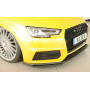 Lame pour pare-chocs avant "noir" "Rieger Tuning" pour AUDI A4 (B9/F4)