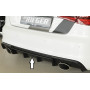 Diffuseur de pare-chocs arrière "noir" "Rieger Tuning" pour AUDI S3 (8V)