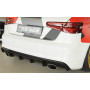 Diffuseur de pare-chocs arrière "noir" "Rieger Tuning" pour AUDI S3 (8V)