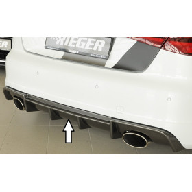 Diffuseur de pare-chocs arrière "Carbon-look" "Rieger Tuning" pour AUDI S3 (8V)