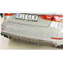 Diffuseur de pare-chocs arrière "Carbon-look" "Rieger Tuning" pour AUDI A3 (8V)