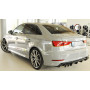 Diffuseur de pare-chocs arrière "noir" "Rieger Tuning" pour AUDI A3 (8V)