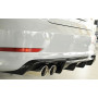 Diffuseur de pare-chocs arrière "Noir brillant" "Rieger Tuning" pour AUDI A3 (8V)