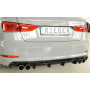 Diffuseur de pare-chocs arrière "Noir brillant" "Rieger Tuning" pour AUDI A3 (8V)