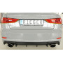 Diffuseur de pare-chocs arrière "noir" "Rieger Tuning" pour AUDI A3 (8V)