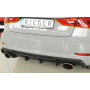 Diffuseur de pare-chocs arrière "noir" "Rieger Tuning" pour AUDI A3 (8V)