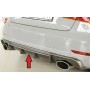 Diffuseur de pare-chocs arrière "Carbon-look" "Rieger Tuning" pour AUDI S3 (8V)