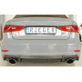 Diffuseur de pare-chocs arrière "Carbon-look" "Rieger Tuning" pour AUDI S3 (8V)