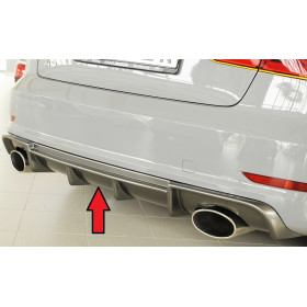 Diffuseur de pare-chocs arrière "Carbon-look" "Rieger Tuning" pour AUDI A3 (8V)