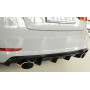 Diffuseur de pare-chocs arrière "Noir brillant" "Rieger Tuning" pour AUDI A3 (8V)