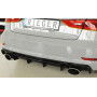 Diffuseur de pare-chocs arrière "Noir brillant" "Rieger Tuning" pour AUDI S3 (8V)