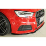 Lame de pare-chocs avant "noir brillant" "Rieger Tuning" pour AUDI S3 (8V)