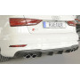 Diffuseur de pare-chocs arrière "Noir" "Rieger Tuning" pour AUDI S3 (8V)