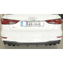 Diffuseur de pare-chocs arrière "Noir" "Rieger Tuning" pour AUDI S3 (8V)