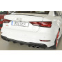 Diffuseur de pare-chocs arrière "Noir" "Rieger Tuning" pour AUDI S3 (8V)