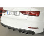 Diffuseur de pare-chocs arrière "Noir" "Rieger Tuning" pour AUDI S3 (8V)