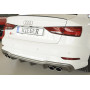 Diffuseur de pare-chocs arrière "Carbon-look" "Rieger Tuning" pour AUDI S3 (8V)