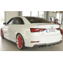 Diffuseur de pare-chocs arrière "Carbon-look" "Rieger Tuning" pour AUDI S3 (8V)