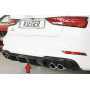 Diffuseur de pare-chocs arrière "Noir brillant" "Rieger Tuning" pour AUDI S3 (8V)