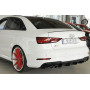 Diffuseur de pare-chocs arrière "Noir brillant" "Rieger Tuning" pour AUDI S3 (8V)