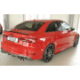 Diffuseur de pare-chocs arrière "Carbon-look" "Rieger Tuning" pour AUDI A3 (8V)