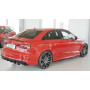 Diffuseur de pare-chocs arrière "Noir brillant" "Rieger Tuning" pour AUDI S3 (8V)