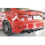Diffuseur de pare-chocs arrière "Noir brillant" "Rieger Tuning" pour AUDI S3 (8V)