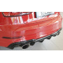 Diffuseur de pare-chocs arrière "Noir brillant" "Rieger Tuning" pour AUDI S3 (8V)