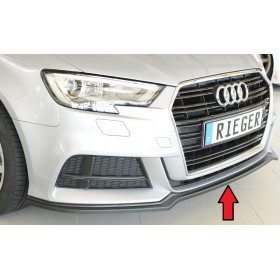 Lame de pare-chocs avant "noir" "Rieger Tuning" pour AUDI S3 (8V)