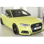 Lame de pare-chocs avant "noir brillant" "Rieger Tuning" pour AUDI A3 (8V)