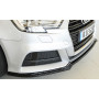 Lame de pare-chocs avant "noir brillant" "Rieger Tuning" pour AUDI A3 (8V)