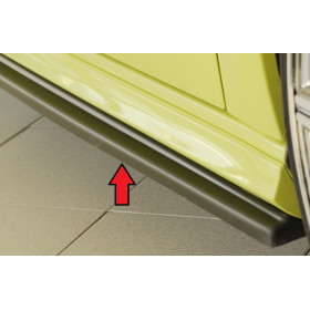 Lame de bas de caisse droite "noir" "Rieger Tuning" pour AUDI A3 (8V)