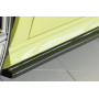 Lame de bas de caisse gauche "noir brillant" "Rieger Tuning" pour AUDI A3 (8V)