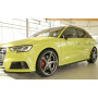Lame de bas de caisse gauche "noir brillant" "Rieger Tuning" pour AUDI A3 (8V)