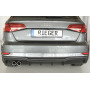 Diffuseur de pare-chocs arrière "Noir" "Rieger Tuning" pour AUDI A3 (8V)