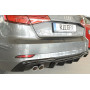 Diffuseur de pare-chocs arrière "Noir brillant" "Rieger Tuning" pour AUDI A3 (8V)