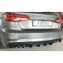 Diffuseur de pare-chocs arrière "Noir brillant" "Rieger Tuning" pour AUDI A3 (8V)