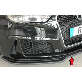 Lame de pare-chocs avant "noir" "Rieger Tuning" pour AUDI RS3 (8V)