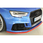 Lame de pare-chocs avant "noir" "Rieger Tuning" pour AUDI RS3 (8V)