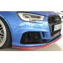 Lame de pare-chocs avant "noir" "Rieger Tuning" pour AUDI RS3 (8V)