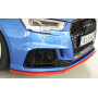 Lame de pare-chocs avant "noir" "Rieger Tuning" pour AUDI RS3 (8V)