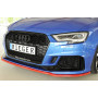 Lame de pare-chocs avant "noir" "Rieger Tuning" pour AUDI RS3 (8V)