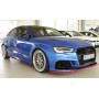 Lame de pare-chocs avant "noir" "Rieger Tuning" pour AUDI RS3 (8V)