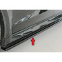 Extension de bas de caisse gauche "Noir brillant" "Rieger Tuning" pour AUDI RS3 (8V)